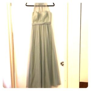 Amsale Sage Chiffon Gown. Sz 4